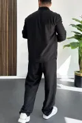 Erkek Gömlek Pantolon Takım Siyah Edw268