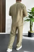 Erkek Gömlek Pantolon Takım Yeşil Edw268