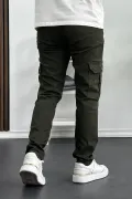 Erkek Yan Cepli Kargo Pantolon Yeşil Edw184