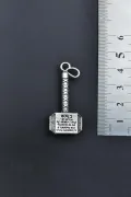 Thor Mjolnir Çekiç Gümüş Kaplama Kolye