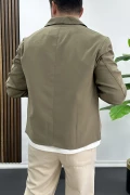 Erkek Normal Kalıp İnce Mevsimlik Ceket Yeşil Edw445