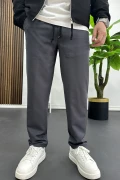 Erkek Düz Jogger Pantolon Antrasit Edw451