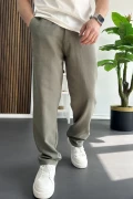 Erkek Beli Düğmeli Pantolon Yeşil Edw469