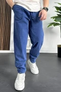 Erkek Baggy Kalıp Pantolon Mavi Edw130