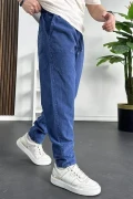 Erkek Baggy Kalıp Pantolon Mavi Edw130