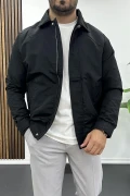 Erkek Gömlek Yaka Mevsimlik Ceket Siyah Edw210