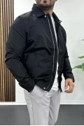 Erkek Gömlek Yaka Mevsimlik Ceket Siyah Edw210