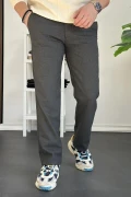 Erkek Pamuklu Kumaş Regular Pantolon Antrasit Edw226