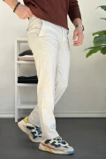 Erkek Pamuklu Kumaş Regular Pantolon Gri Edw226