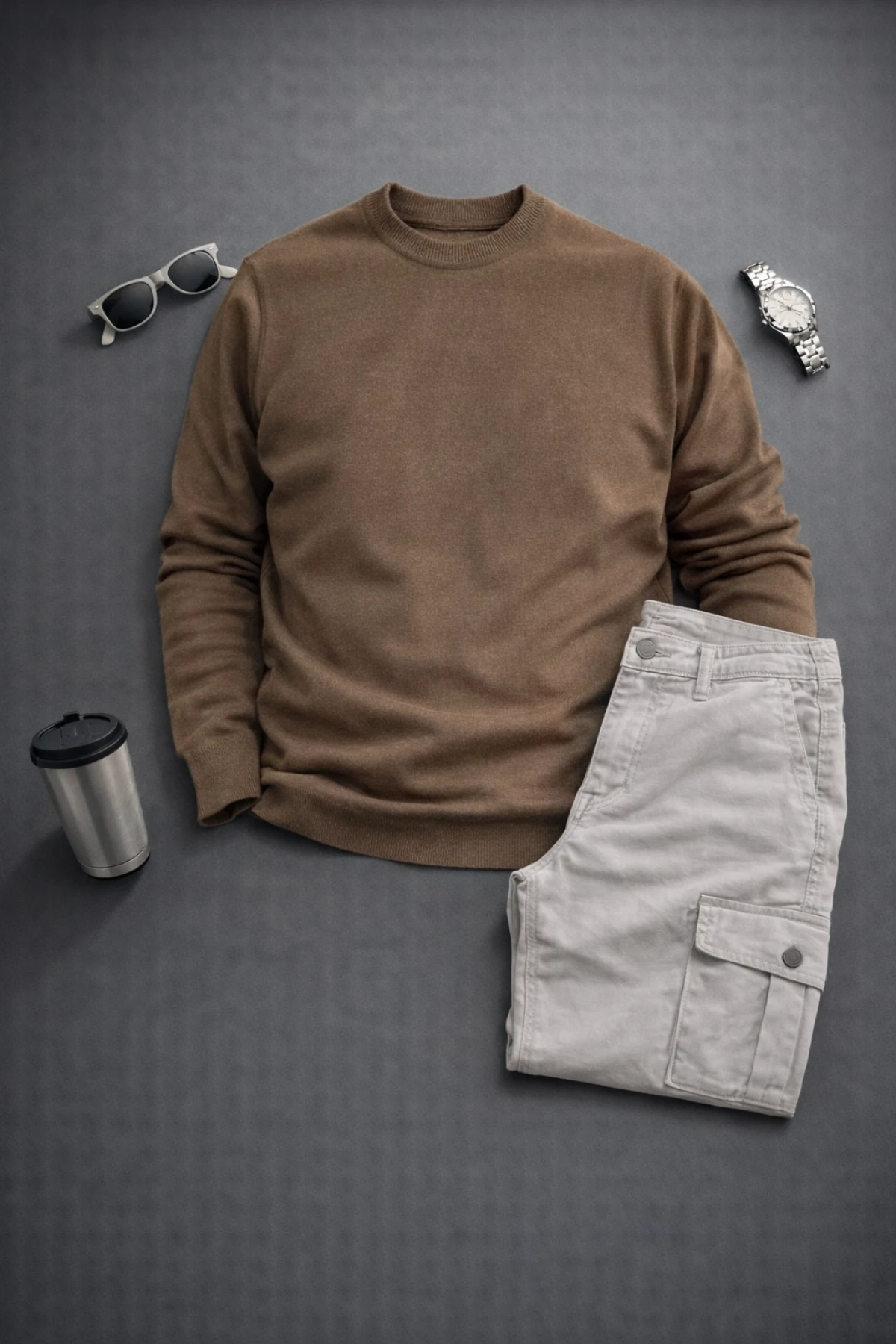 Erkek Kazak Pantolon 2li Takım T2 Edw467