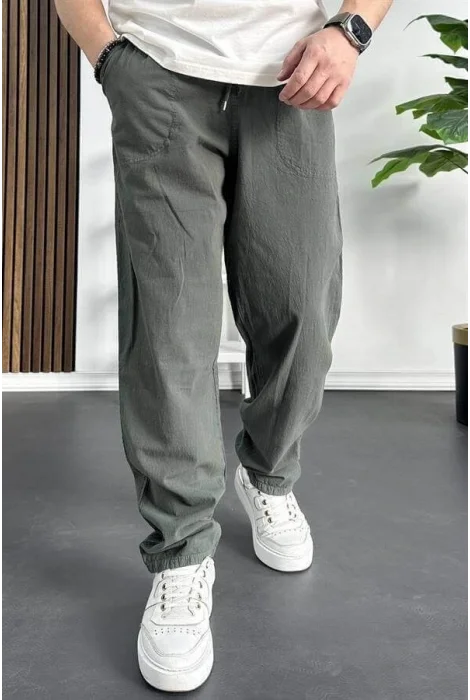 Erkek Baggy Kalıp Pantolon Yeşil Edw130
