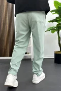 Erkek Düz Jogger Pantolon Yeşil Edw451