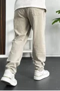 Erkek Baggy Kalıp Pantolon Bej Edw130