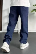 Erkek Baggy Kalıp Pantolon Lacivert Edw130