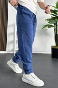 Erkek Baggy Kalıp Pantolon Mavi Edw130