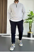 Erkek Eşofman Tişört Sweat 3lü Takım T1 Edw439