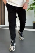 Erkek Fit Kesim Eşofman Altı Siyah Edw229