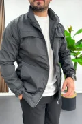 Erkek Softshell Yağmurluk Füme Edw516