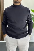 Erkek Yarım Balıkçı Normal Kalıp Kazak Lacivert Edw409
