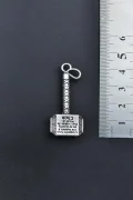 Thor Mjolnir Çekiç Gümüş Kaplama Kolye