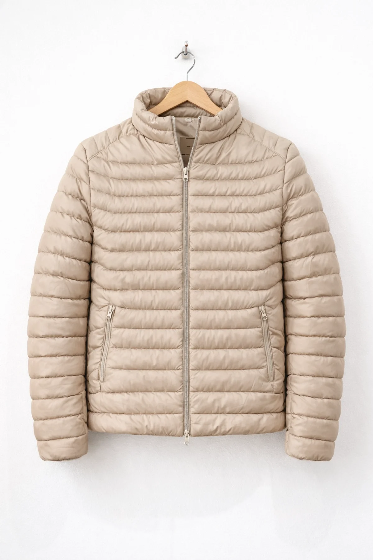 Erkek Slim Fit Şişme Mont Vizon Edw435