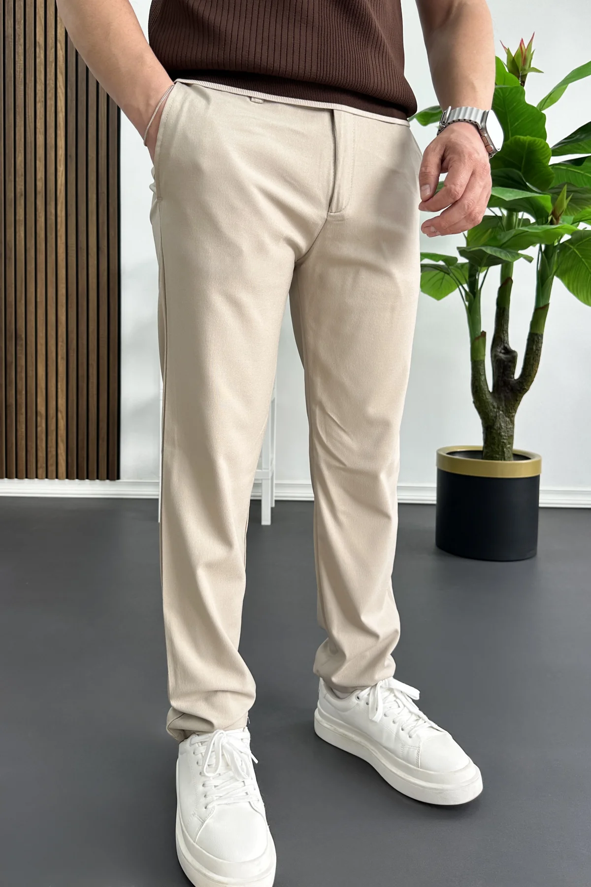 Polo Yaka Tişört Pantolon 2li Takım Lacivert Edw506Tk