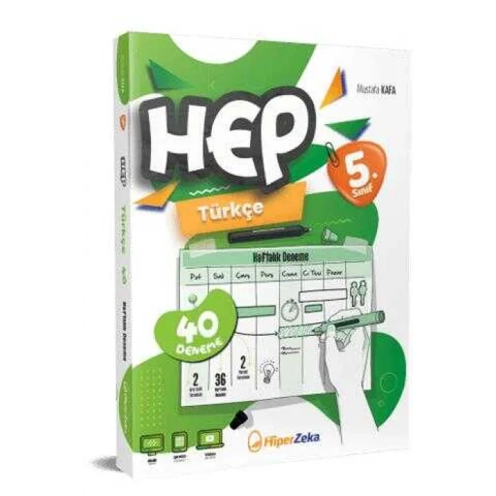 5. Sınıf HEP Türkçe Haftalık Deneme Föyleri