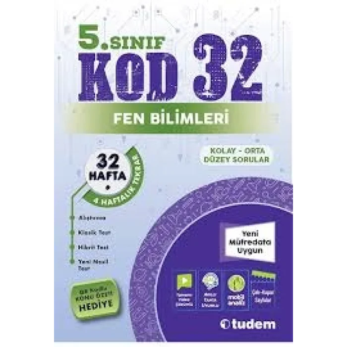 5. Sınıf Fen Bilimleri Kod 32 Tudem Yayınları
