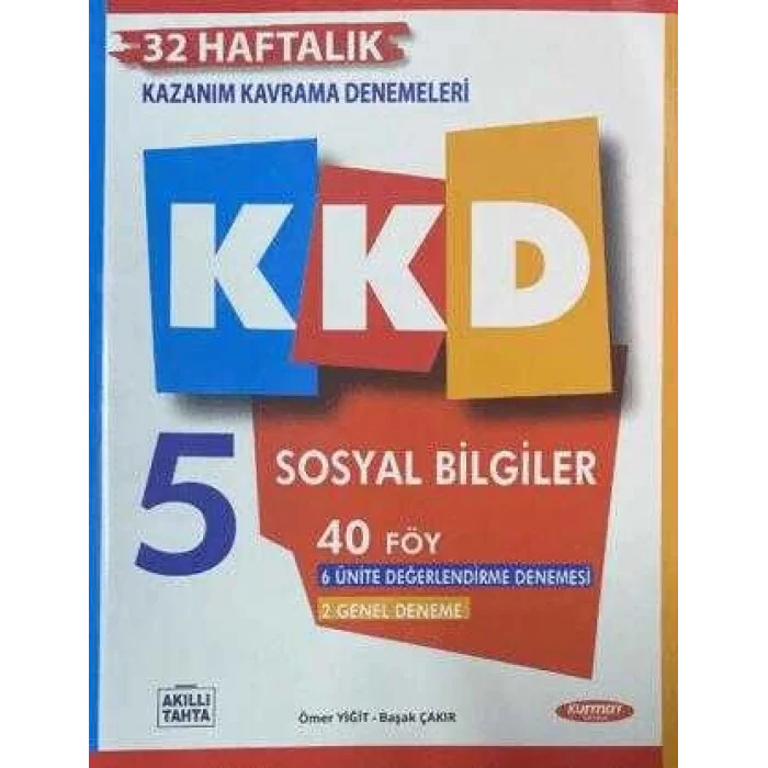 Kurmay Yayınları KKD 5. Sınıf Sosyal Bilgiler Haftalık Kazanım Kavrama Denemeleri