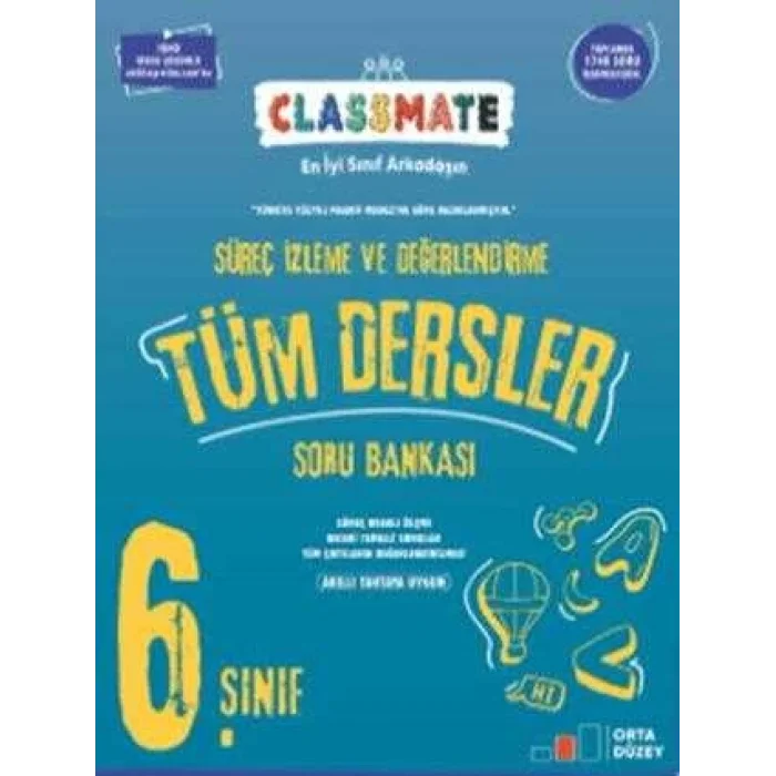 6. Sınıf Classmate Tüm Dersler Soru Bankası