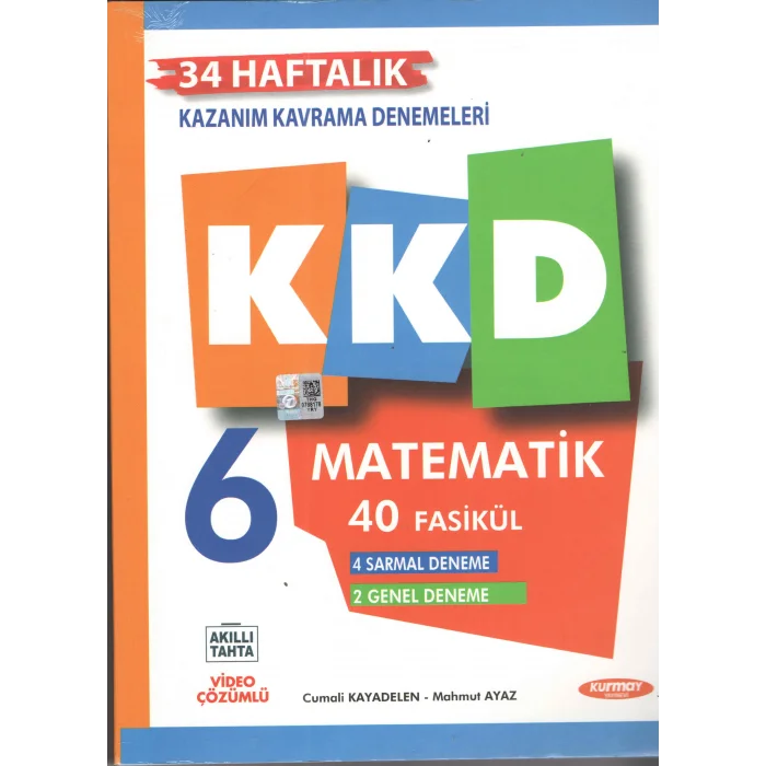 6 MATEMATİK HAFTALIK KAZANIM KAVRAMA DENEMELERİ (44 FÖY)