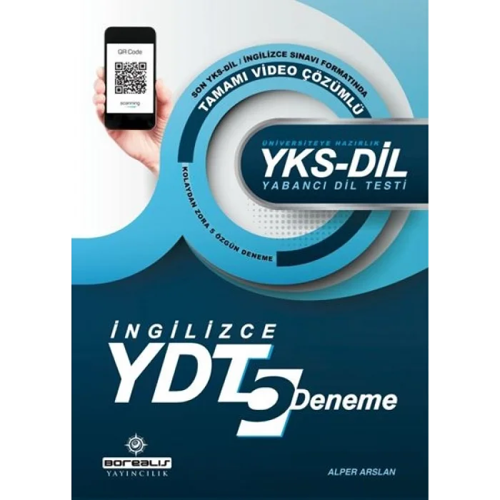 Borealis Yayıncılık YKS Dil İngilizce Video Çözümlü 5 Deneme