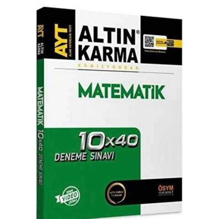 Altın Karma Yayınları Altın Karma AYT Matematik Branş Deneme