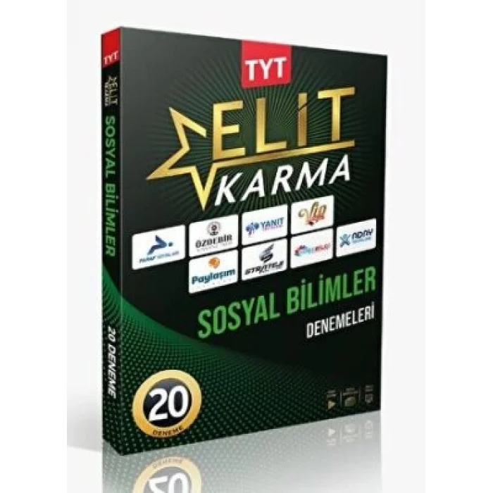 Elit Karma Tyt Sosyal Bilimler 20 Branş Deneme
