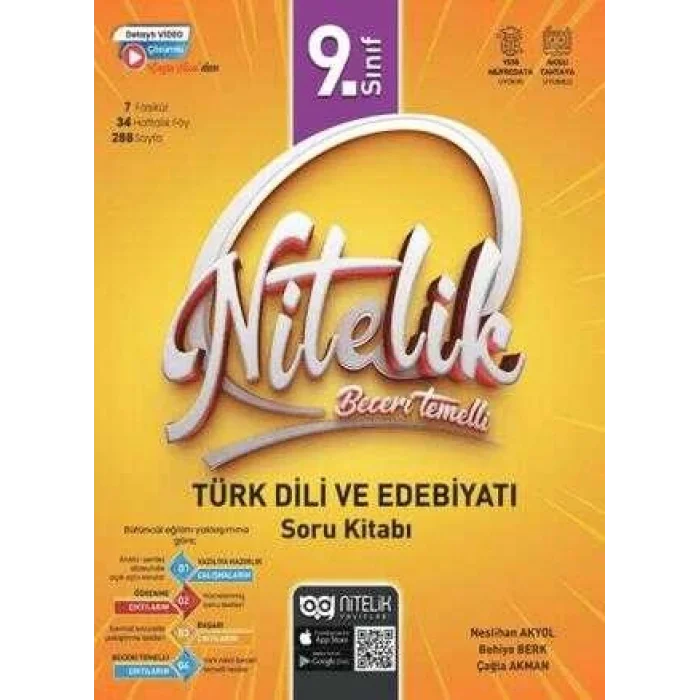 9.Sınıf Edebiyat Soru Kitabı Beceri Temelli