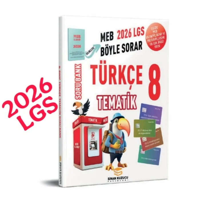 2026 lgs 8. sınıf TÜRKÇE TEMATİK SORU BANKASI