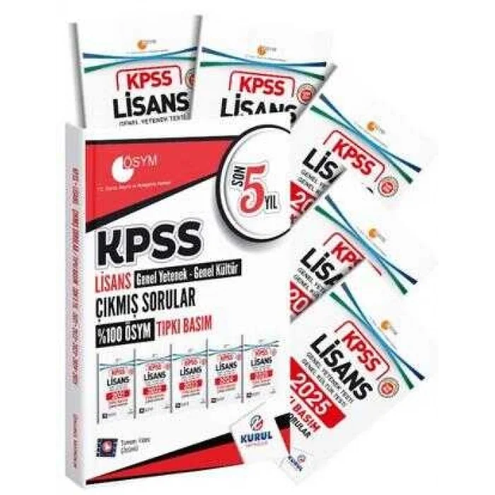 KPSS Lisans GYGK Son 5 Yıl Tıpkı Basım Çıkmış Sorular