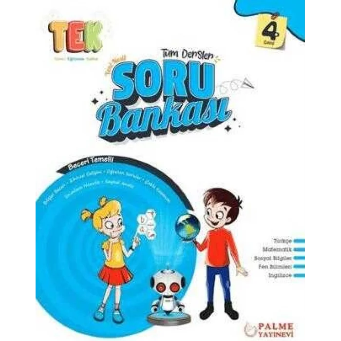 Palme 4.Sınıf Tek Tüm Dersler Soru Kitabı Yeni Nesil