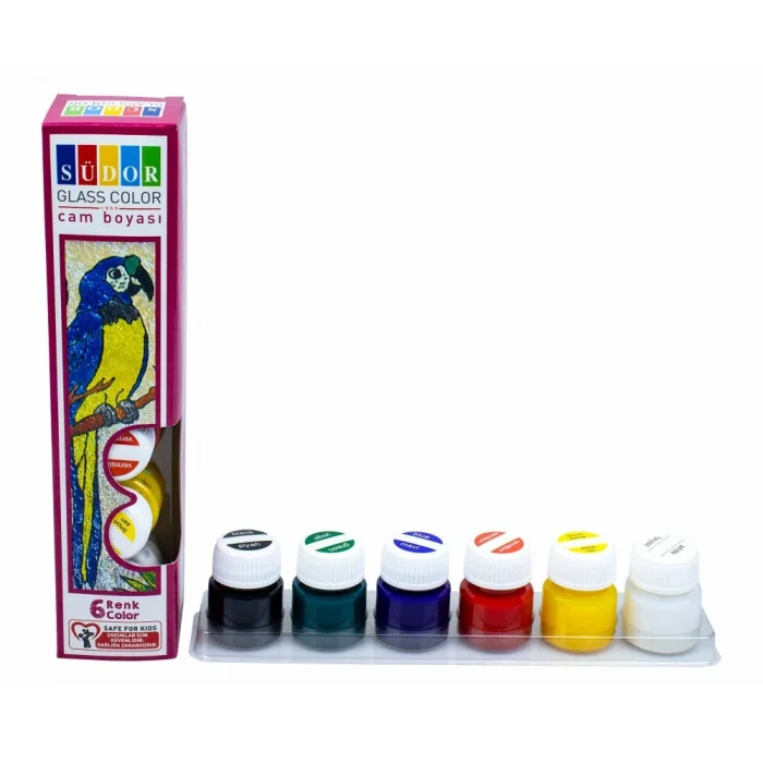 Cam Boyası 15ML 6 Renk