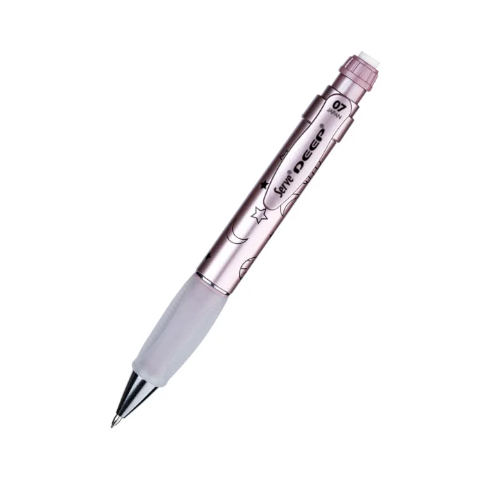 Serve Deep Versatil Metalik Rose Sky Uzay Temalı Kalem 0.7 Mm