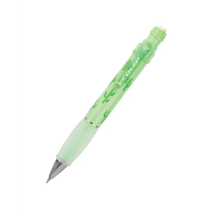Serve Deep Versatil Kalem 0.7 mm Doğa Temalı Yeşil Kaktüslü