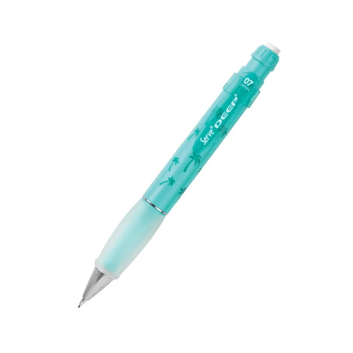 Serve Deep Versatil Kalem 0.7 mm Doğa Temalı Su Yeşili Palmiyeli