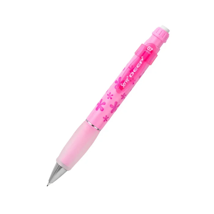Serve Deep Versatil Kalem 0.7 mm Doğa Temalı Pembe Çiçekli