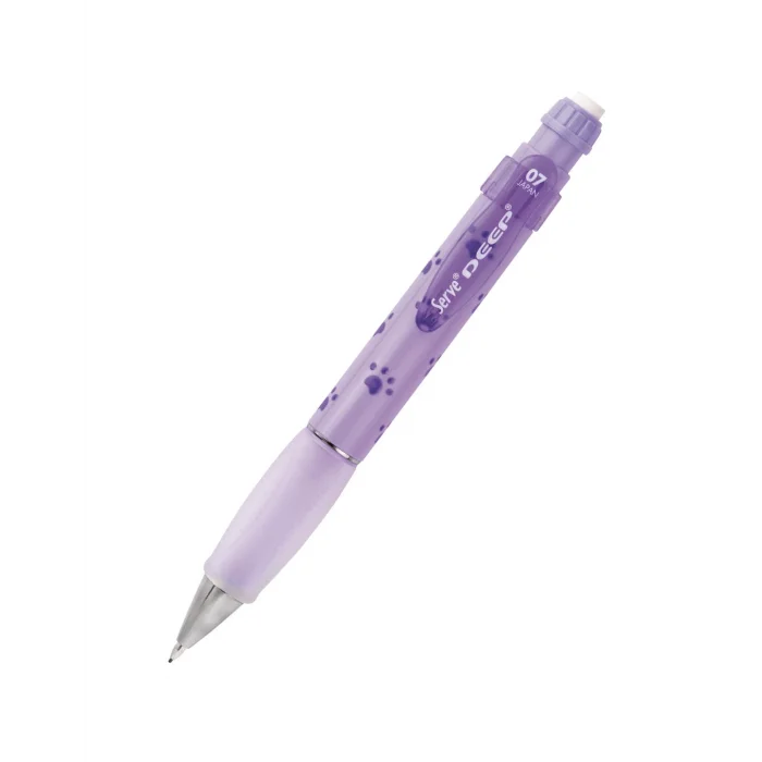 Serve Deep Versatil Kalem 0.7 mm Doğa Temalı Mor Patili