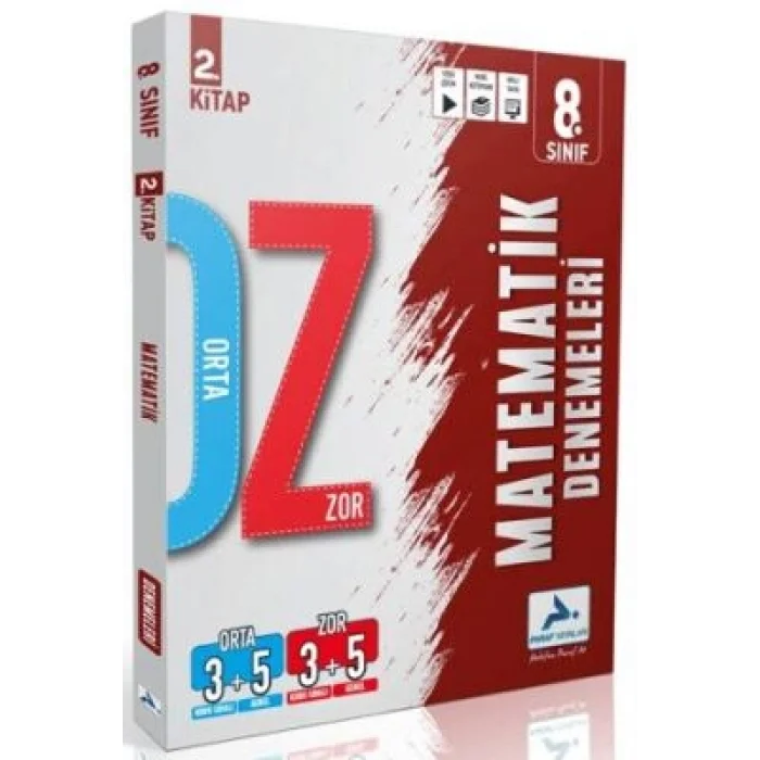 PARAF 8. Sınıf Matematik Orta Zor Branş Deneme - 2. Kitap