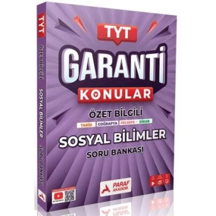 Paraf Akademi TYT Sosyal Bilimler Garanti Soru Bankası