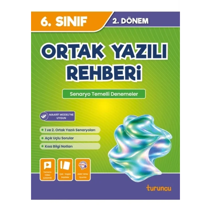 TUDEM YAYINLARI ORTAK YAZILI REHBERİ 6.SINIF 2.DÖNEM