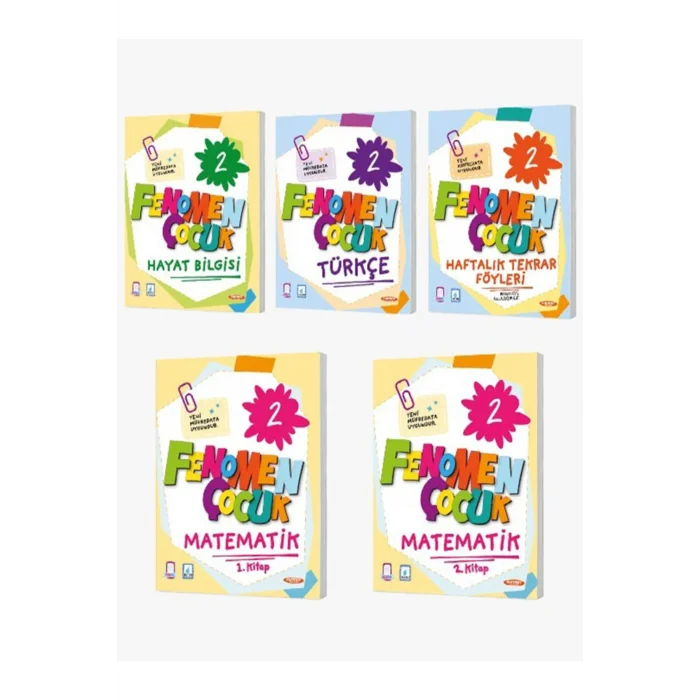 Kurmay Yayınları FENOMEN ÇOCUK 2.SINIF SET (4 KITAP) + HAFTALIK TEKRAR FÖYLERİ+2.SINIF PAKET DENEME