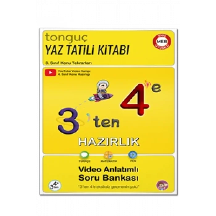 tonguç 3ten 4e Hazırlık Kitabı