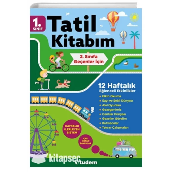 TUDEM 1. Sınıf Tatil Kitabım Tudem Yayınları